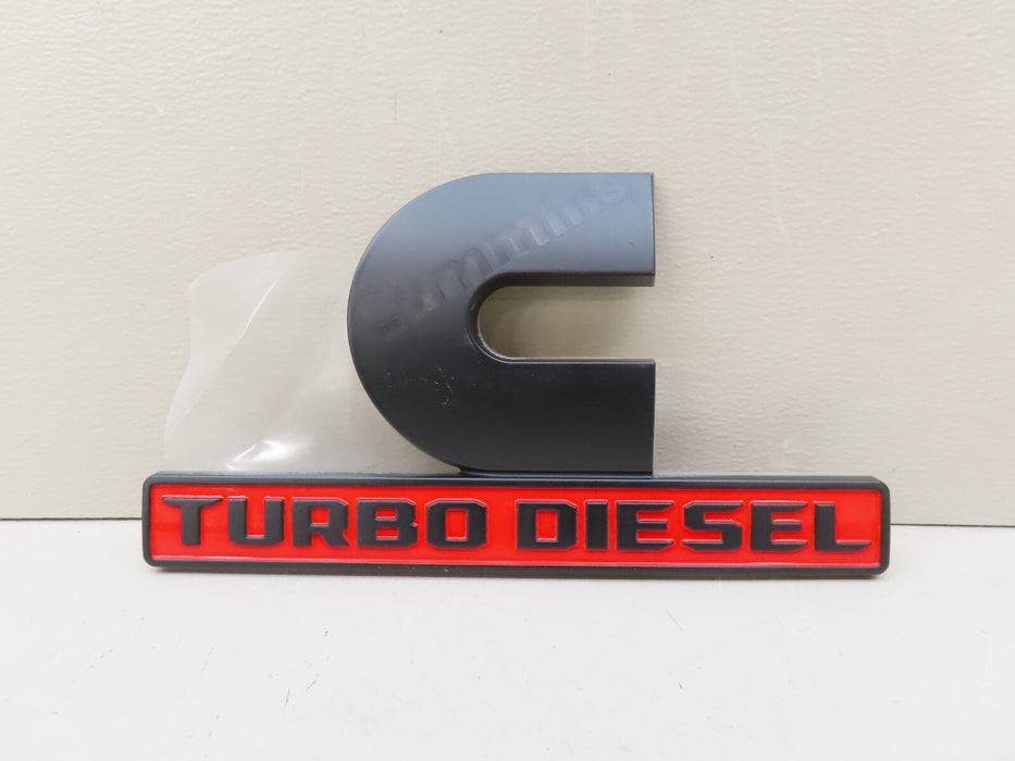 DODGE RAM 2500 3500 CUMMINS TURBO DIESEL EMBLEM NAME PLATE OEM