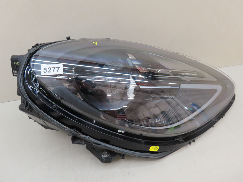 2019-2023 PORSCHE MACAN FRONT RIGHT PASSENGER SIDE BLACK FULL LED HEADLIGHT OEM