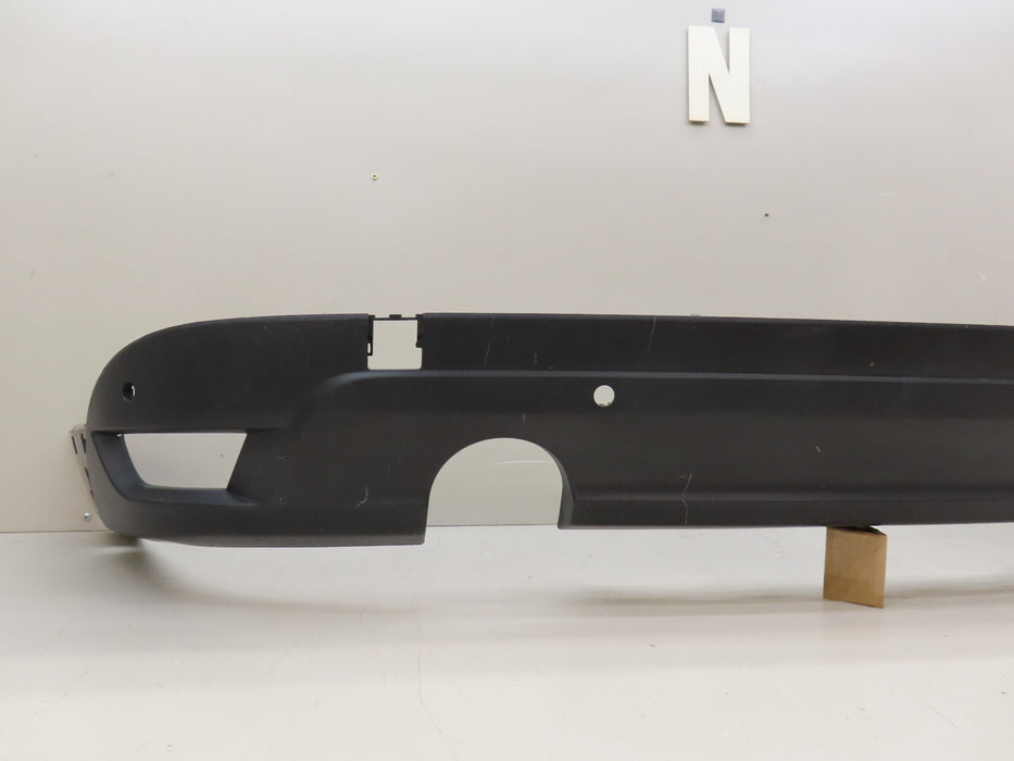 2017-2020 JAGUAR F-PACE X761 REAR BUMPER LOWER COVER W/SENSOR HOLES OEM