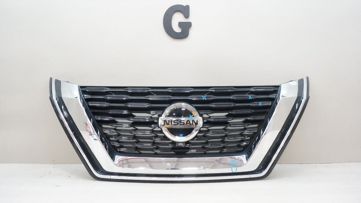 2021-2023 NISSAN ROGUE FRONT UPPER RADIATOR GRILLE GRILL 62310 6RA0A OEM