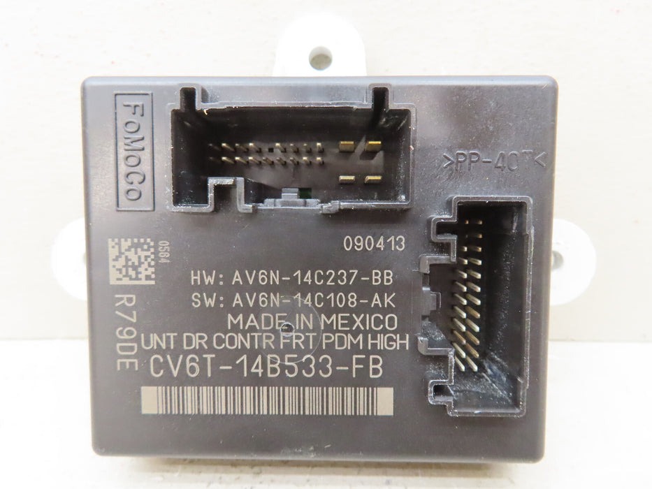 2013-2016 FORD ESCAPE FRONT RIGHT PASSENGER DOOR MODULE OEM CV6T-14B533-FB
