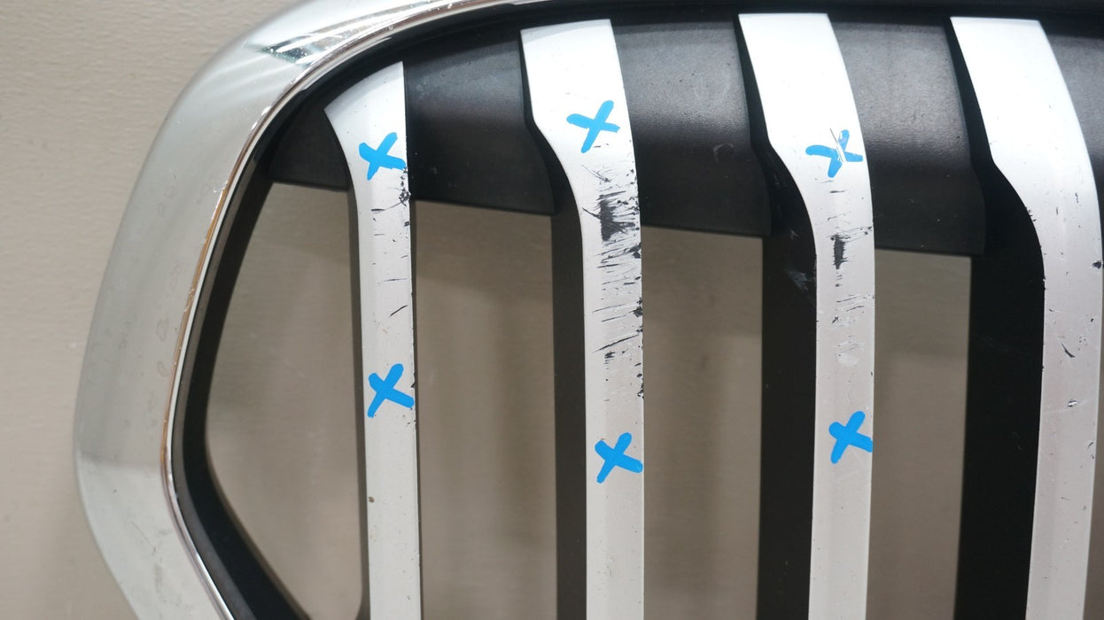 2019-2021 BMW X1 G01 FRONT BUMPER RADIATOR GRILLE OEM 8493450