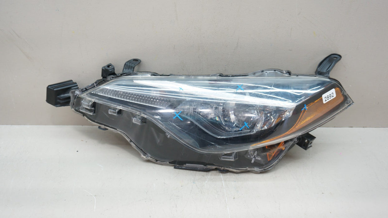 2017-2019 TOYOTA COROLLA FRONT LEFT DRIVERS SIDE LED HEADLIGHT OEM