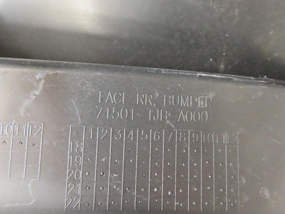 2019-2021 ACURA RDX REAR BUMPER COVER W/O SENSORS OEM 71501-TJB-A000
