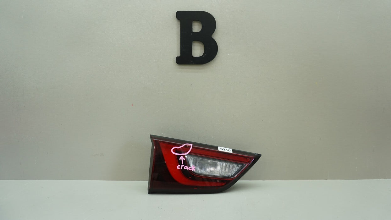 2016-2018 INFINITI QX60 REAR LEFT DRIVER SIDE INNER TAIL LIGHT BRAKE LAMP OEM