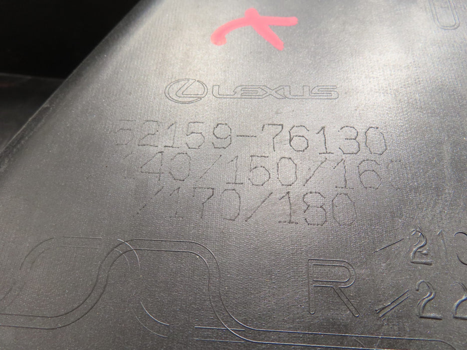 2019 2020 LEXUS UX200,UX250H REAR BUMPER COVER OEM P# 52159-76130