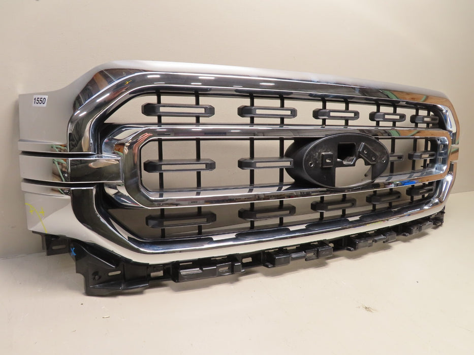 2021 2022 FORD F150 XLT FRONT GRILLE GRILL W/O EMBLEM OEM