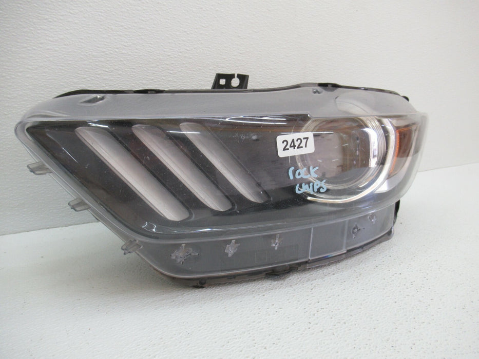 2015-2019 FORD MUSTANG GT LEFT DRIVER SIDE HEADLIGHT XENON HEADLAMP OEM