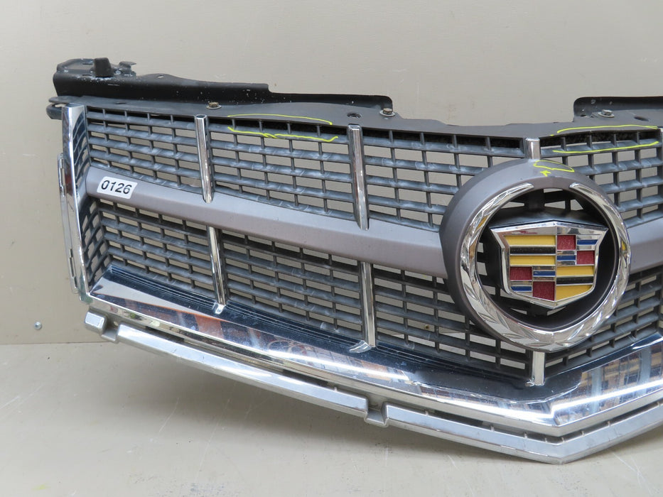 2010-2012 CADILLAC SRX FRONT UPPER BUMPER GRILLE GRILL W/ EMBLEM OEM 25778321