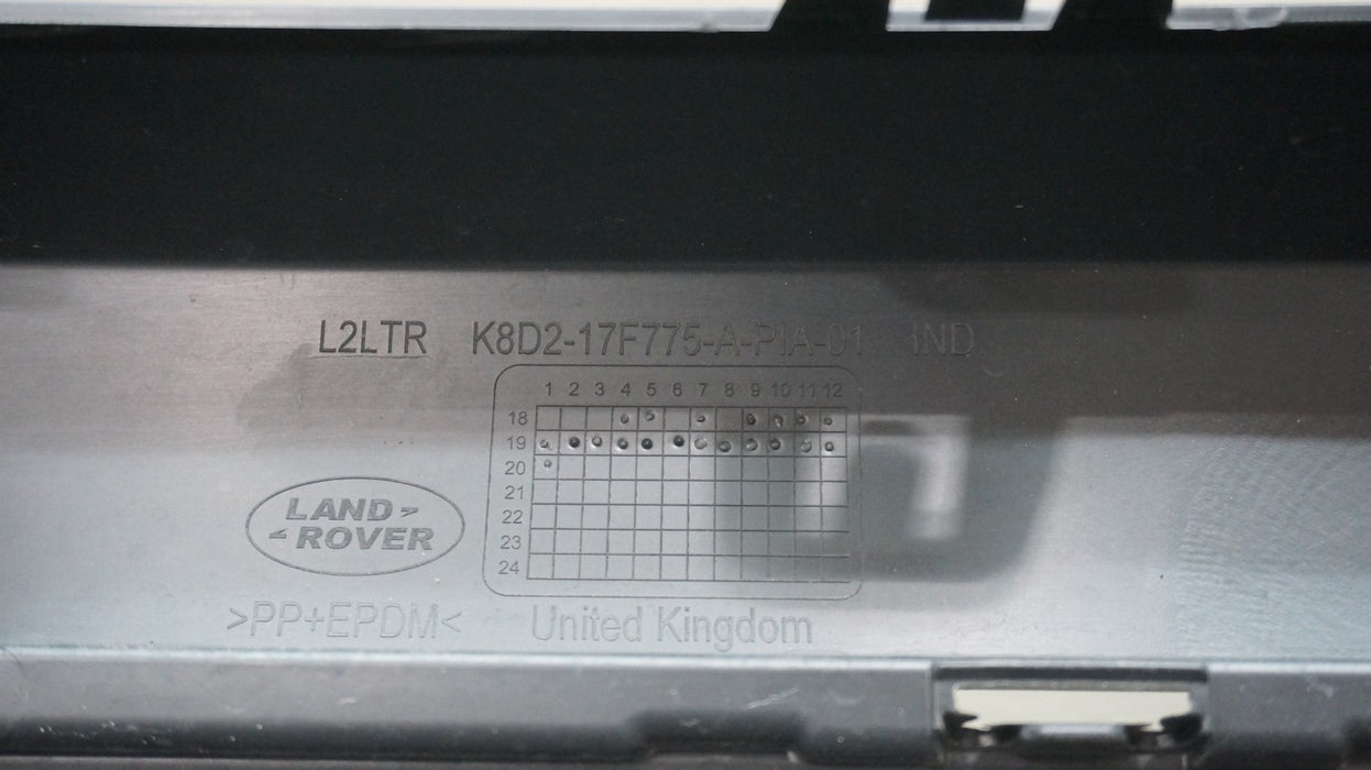 2019-2023 RANGE ROVER EVOQUE FRONT BUMPER COVER PANEL OEM K8D2-17F775-A
