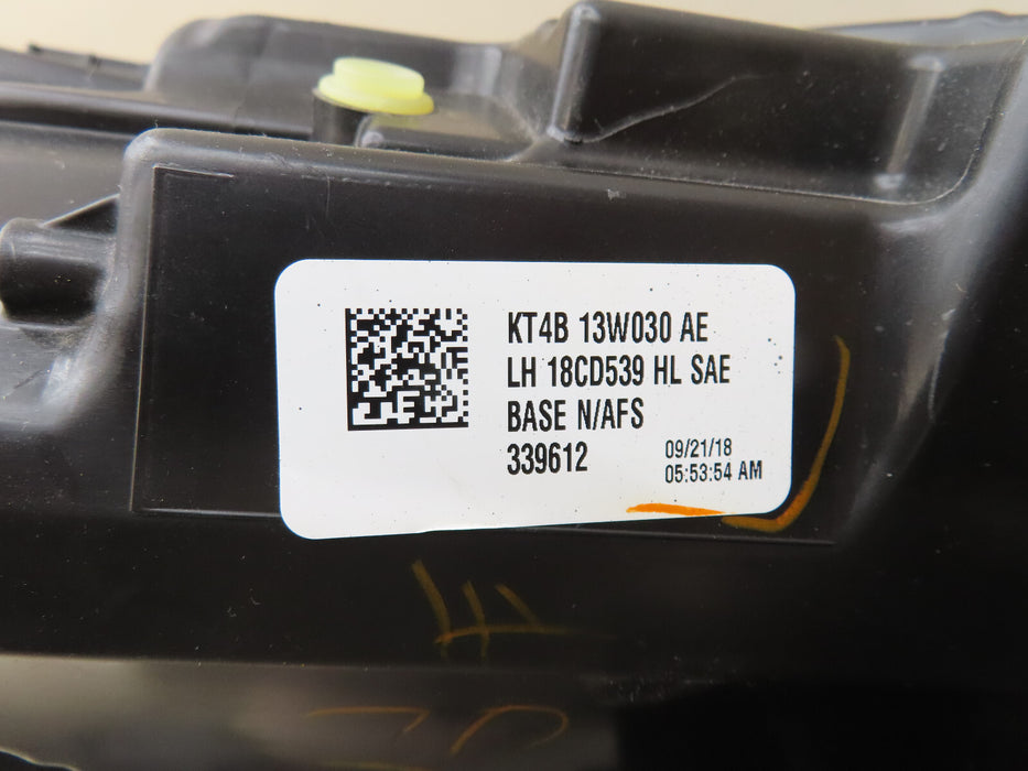 2019-2023 FORD EDGE FRONT LEFT DRIVER HEADLIGH LED OEM KT4B-13W030-AE N/AFS