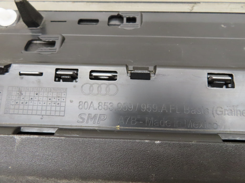 2018 2019 2020 AUDI Q5 FRONT LEFT DRIVER SIDE LOWER DOOR MOLDING OEM 80A.807.959