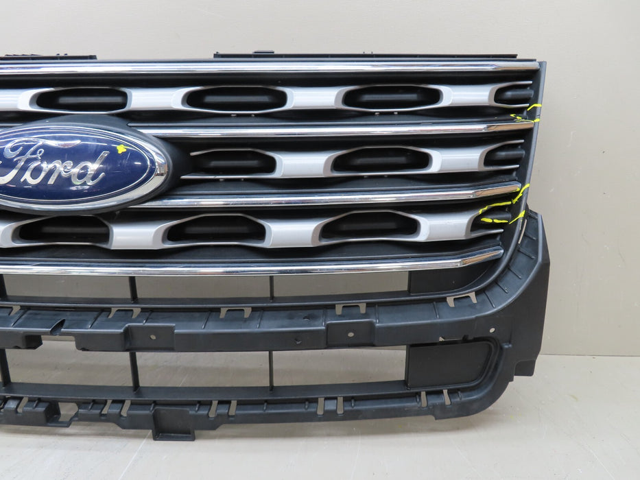 2016-2017 FORD EXPLORER FRONT BUMPER GRILLE GRILL W/ EMBLEM OEM FB53-8150-ABW