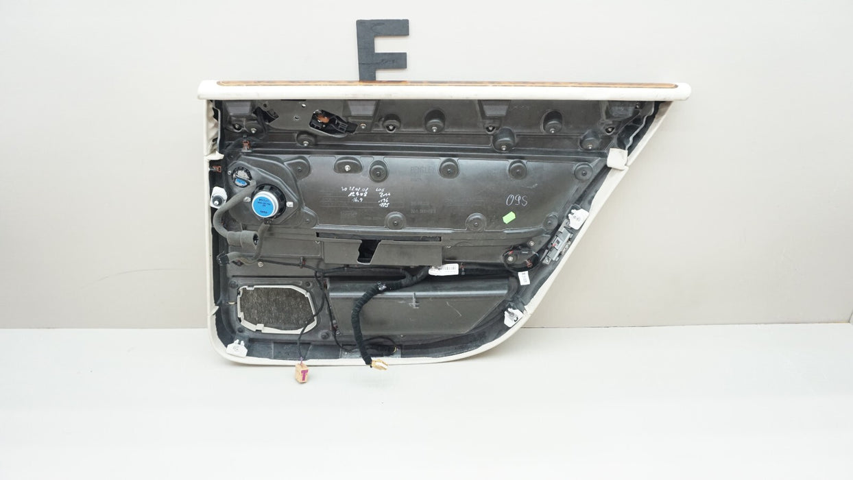 2006-2012 BENTLEY CONTINENTAL REAR LEFT DRIVER INTERIOR DOOR PANEL 3W5867303 OEM