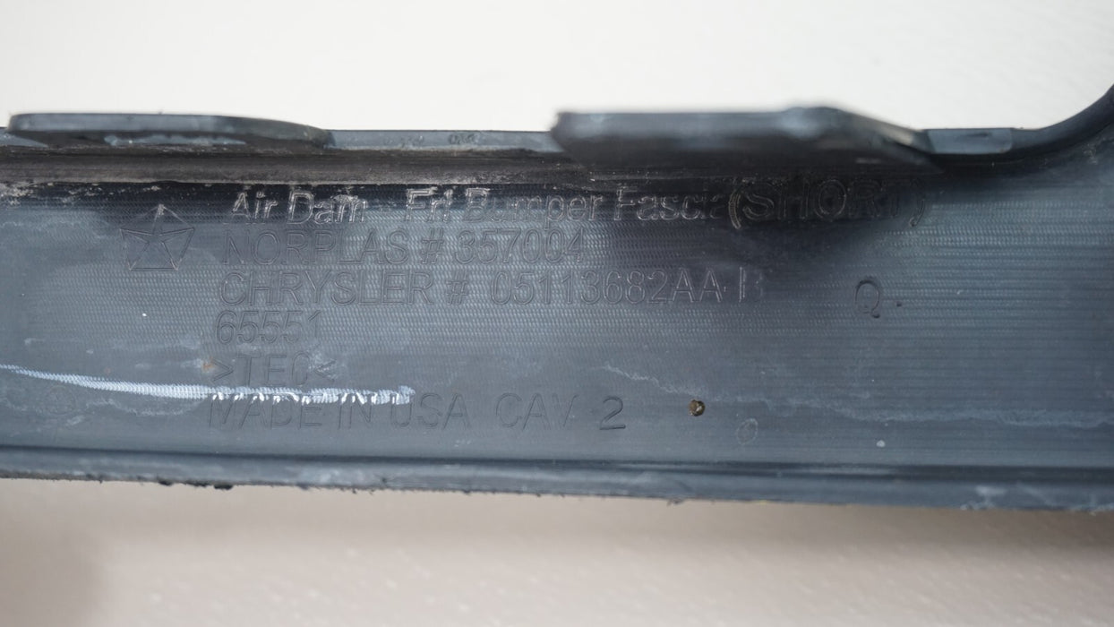 2014-2020 DODGE DURANGO FRONT LOWER BUMPER AIR DAM SKID PLATE OEM 05113682AA