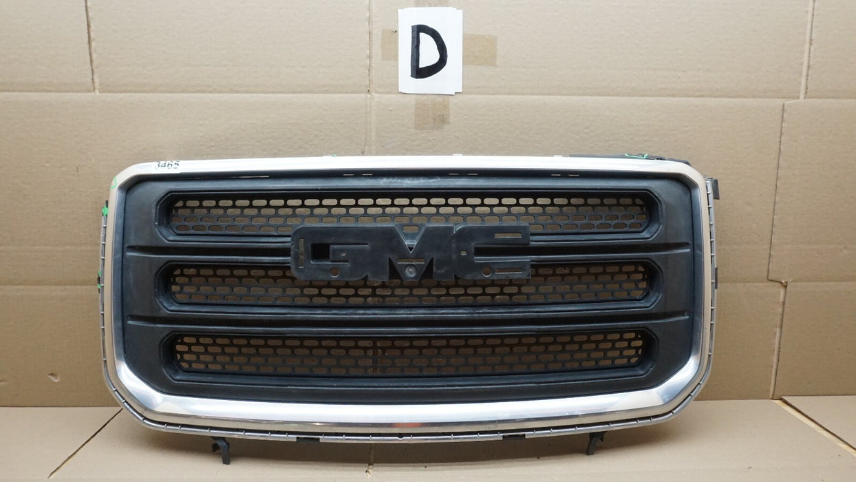 2013-2016 GMC ACADIA SLE FRONT BUMPER GRILLE GRILL OEM 13 14 15 16