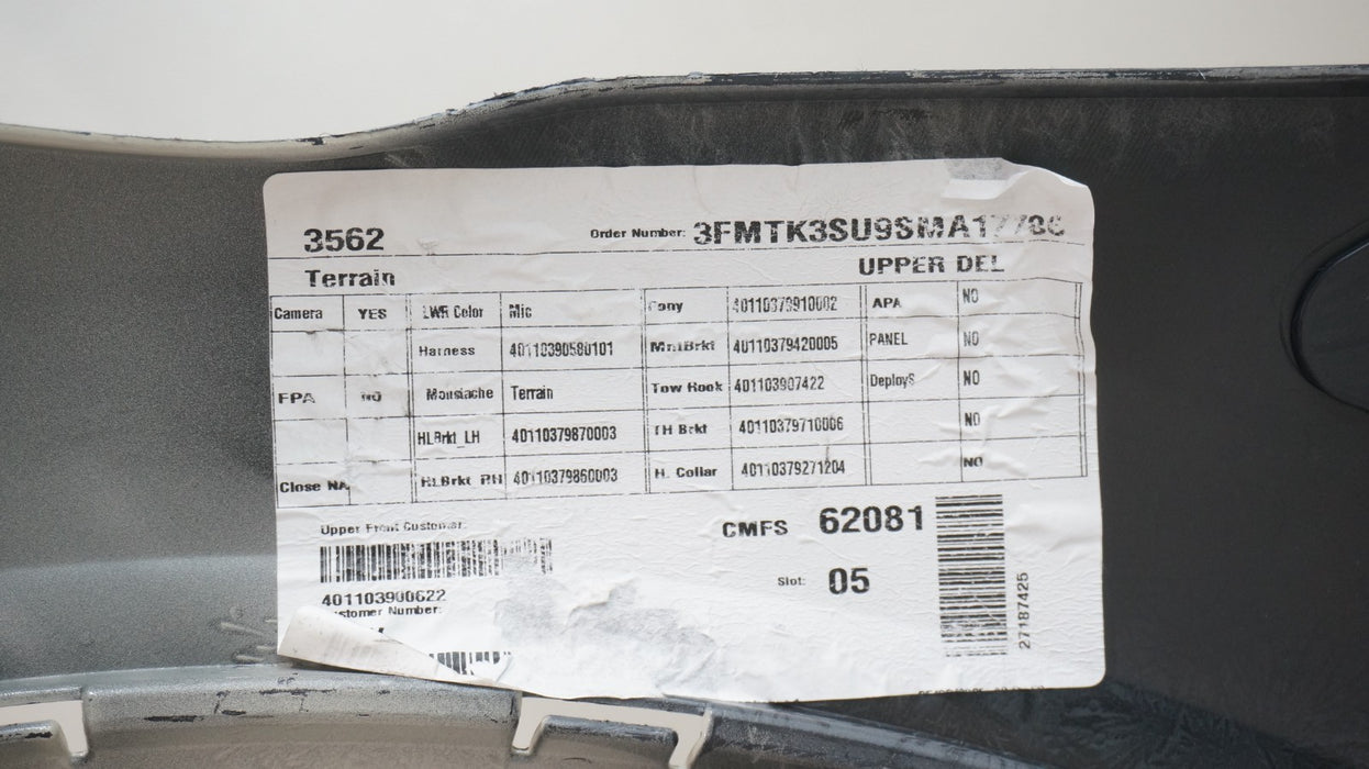 2021-2024 FORD MUSTANG MACH-E FRONT BUMPER COVER OEM LJ8B-17C831