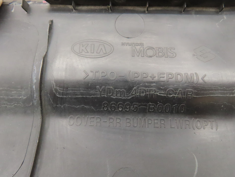 2017 2018 KIA FORTE REAR LOWER BUMPER COVER VALANCE OEM 86695-B0010