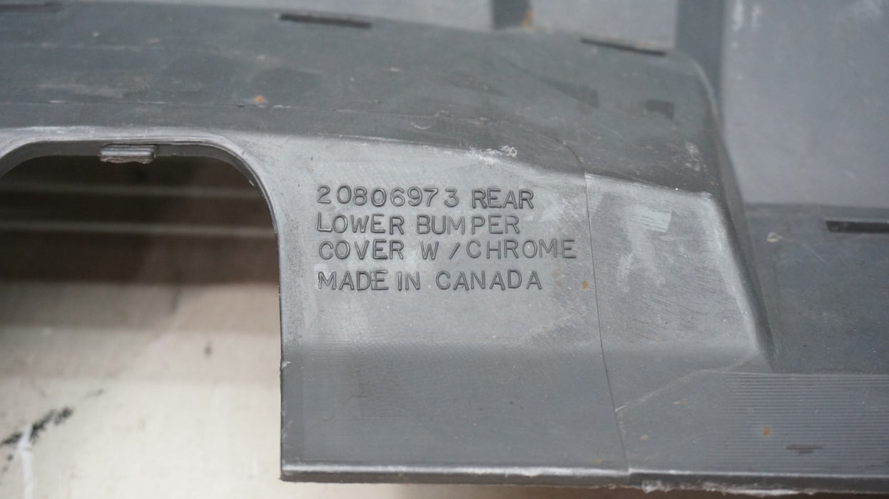 2010-2015 CHEVROLET EQUINOX REAR LOWER BUMPER VALANCE COVER OEM 20806973