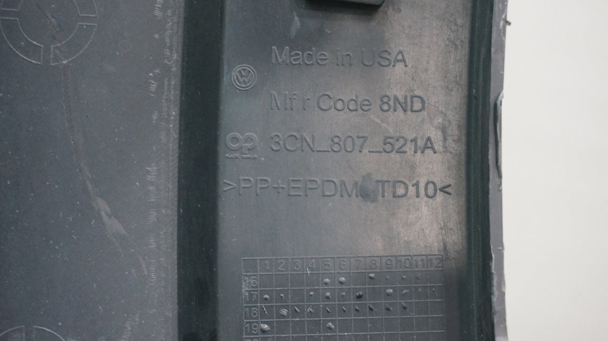 2018-2020 VOLKSWAGEN ATLAS REAR LOWER BUMPER VALANCE OEM 3CN807521A