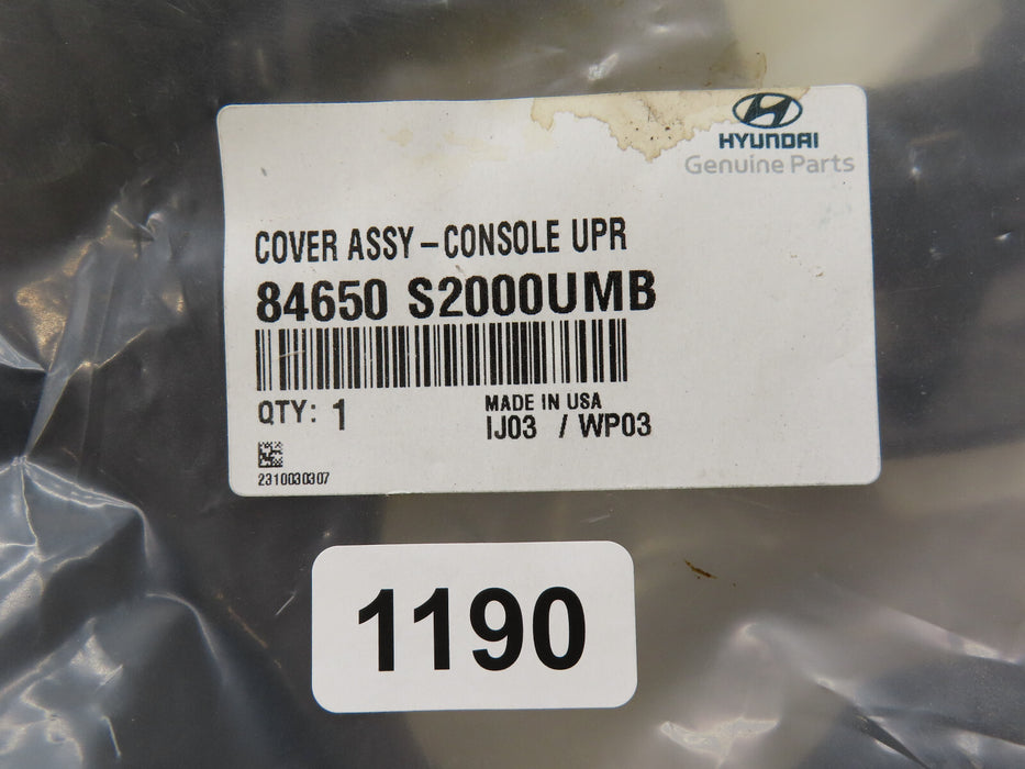 2019 2020 HYUNDAI SANTA FE CENTER CONSOLE OEM