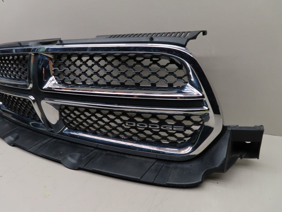 2011-2013 DODGE DURANGO FRONT BUMPER GRILLE GRILL CHROME/BLACK 55079364AF OEM