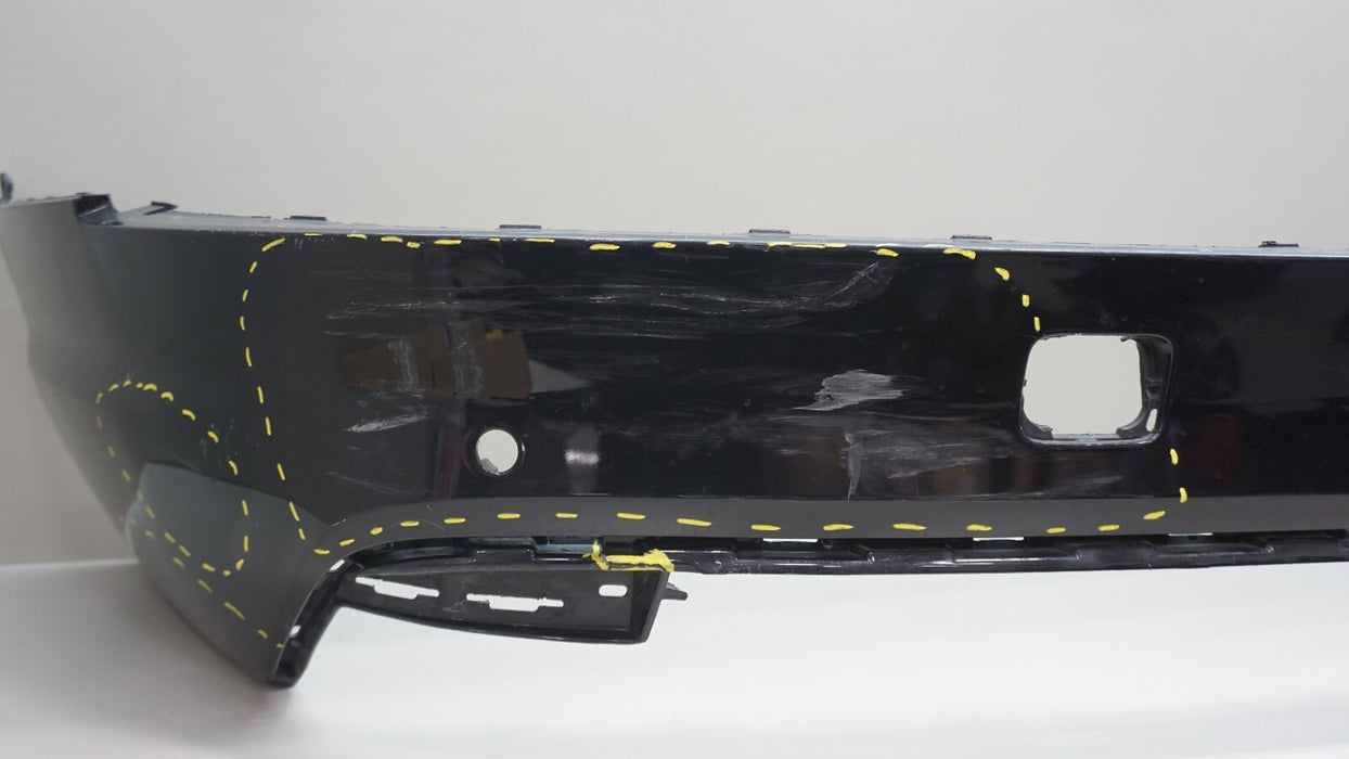 2017-2019 AUDI Q7 REAR LOWER BUMPER COVER VALANCE OEM 4M0807527B