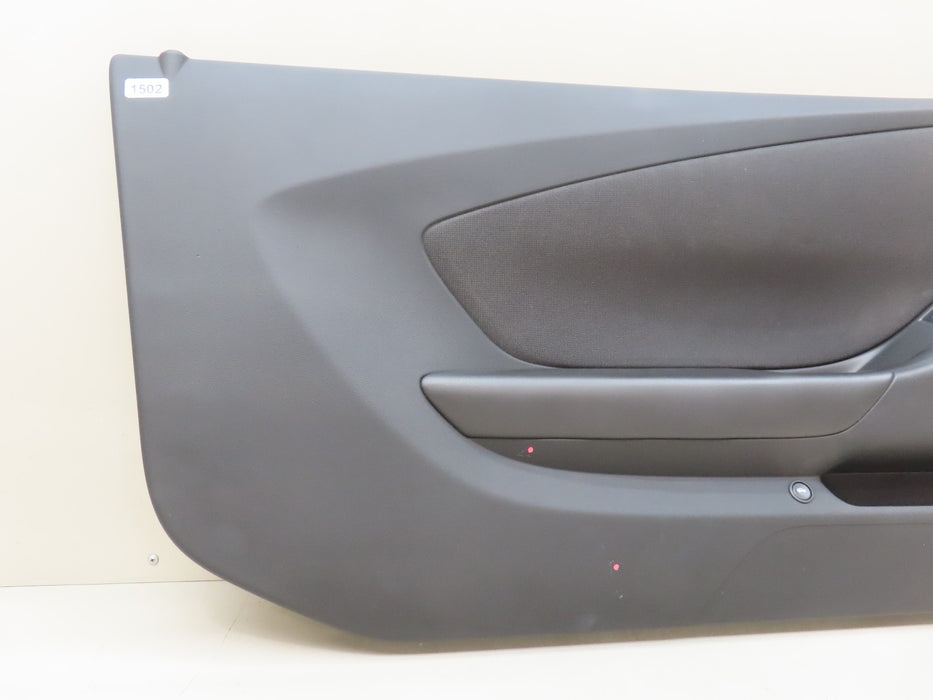 2012-2015 CHEVROLET CAMARO FRONT LEFT DRIVER SIDE INTERIOR DOOR PANEL OEM