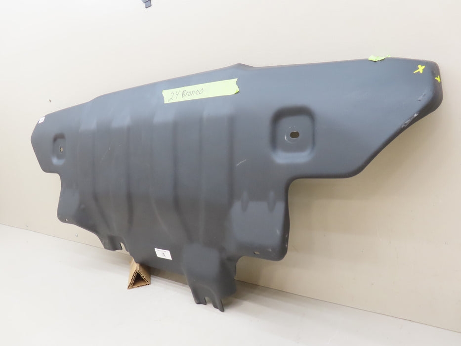 2021-2024 FORD BRONCO FRONT UNDER BODY SPLASH GUARD SKID PLATE OEM MB3C5R108BC