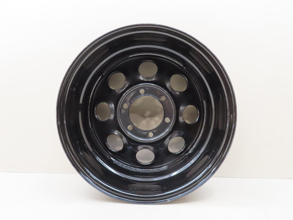 CRAGAR WHEEL SOFT 8 STEEL BLACK 17"x 8" 6 x 5.5" BOLT CIRCLE 4.5" BACKSPACE (P)