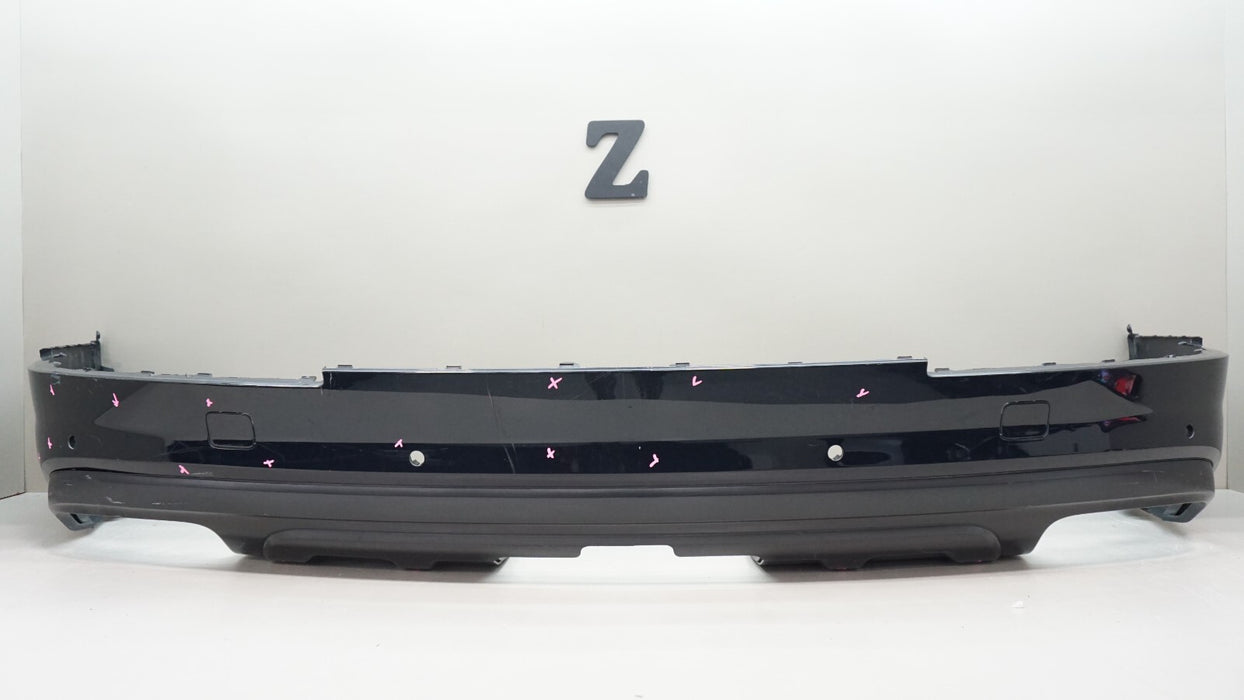 2017-2019 AUDI Q7 REAR LOWER BUMPER COVER W/ PARKING SENSOR HOLES 4M0807527B OEM