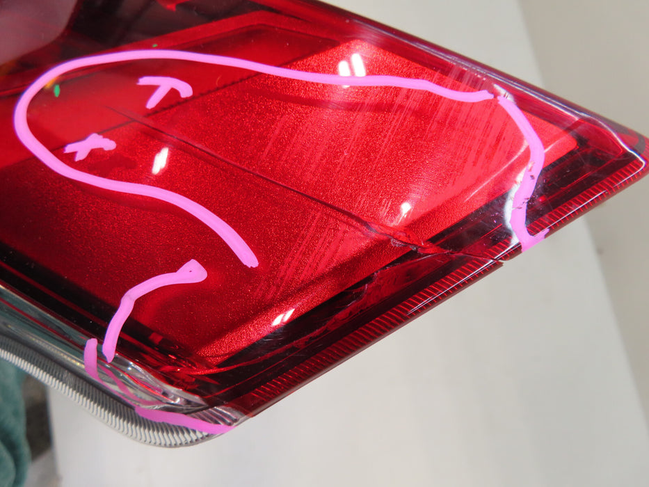 2017-2019 TOYOTA HIGHLANDER REAR LEFT DRIVER INNER TAIL LIGHT LED OEM