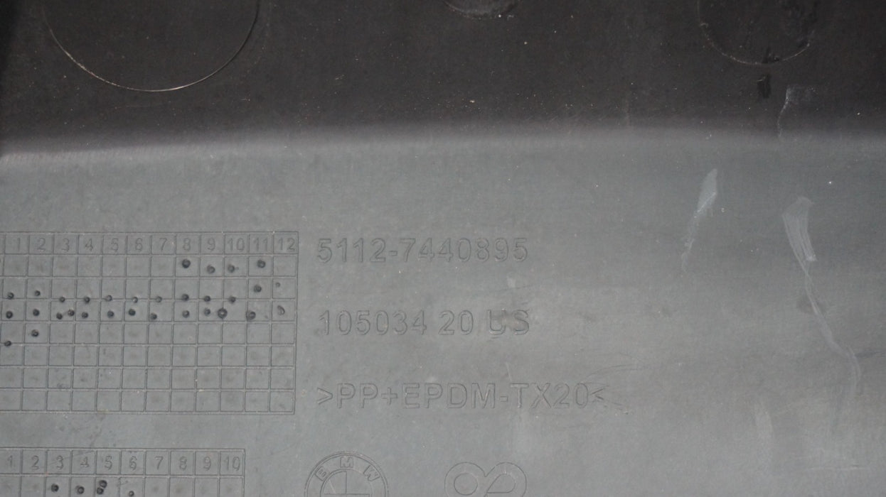 2019-2021 BMW X5 G05 REAR LOWER BUMPER VALANCE PANEL OEM 7440895