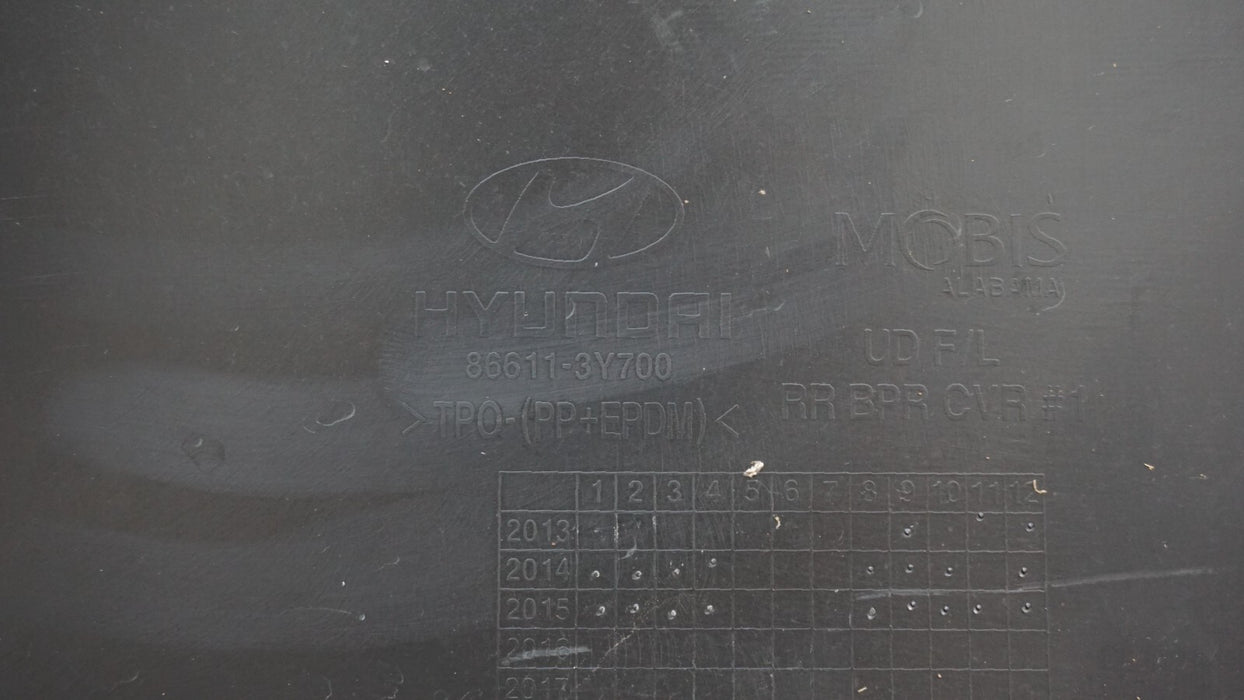 2014-2016 HYUNDAI ELANTRA LIMITED SE REAR BUMPER COVER PANEL OEM 86611-3Y700