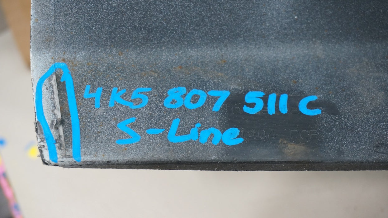 2018-2020 AUDI A6 S6 S-LINE REAR BUMPER COVER PANEL OEM 4K5807511C