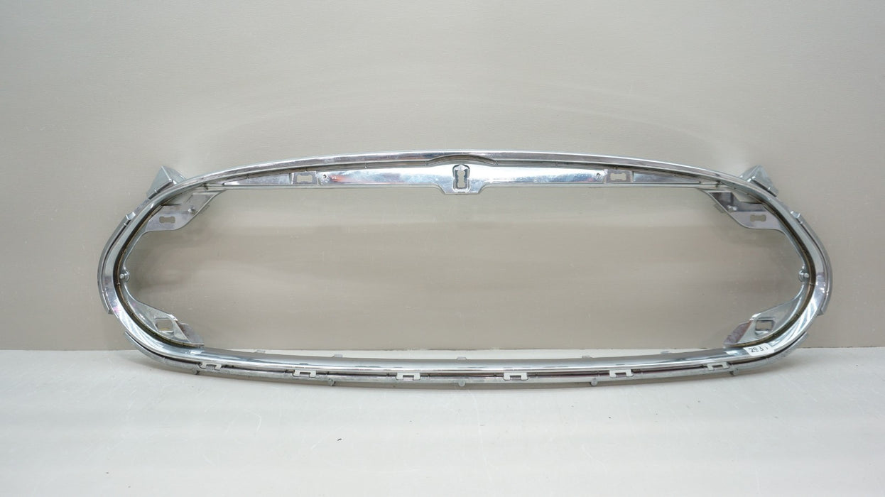 2012-2016 TESLA MODEL S FRONT BUMPER GRILLE CHROME SURROUND TRIM OEM 1017414-00