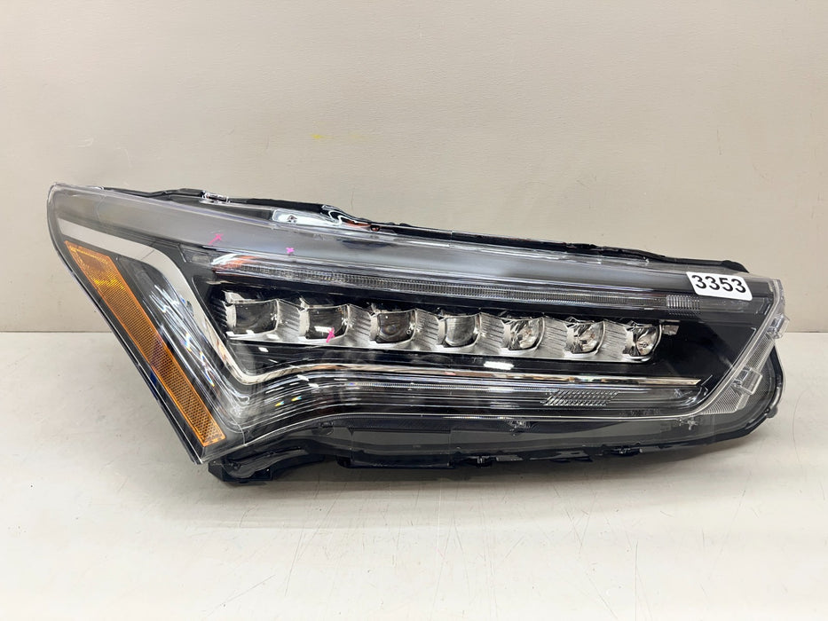 2019-2025 ACURA RDX LED RIGHT PASSENGER HEADLIGHT CHROME OEM