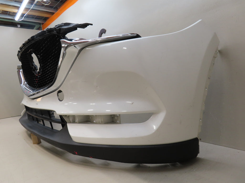 2017-2021 MAZDA CX-5 FRONT BUMPER COVER W/VALANCE W/GRILLE GRILL OEM