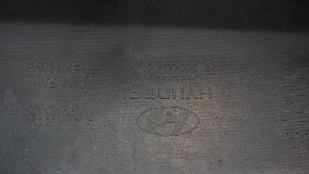 2010-2013 HYUNDAI SANTA FE REAR BUMPER LOWER VALANCE OEM 86612-0W700