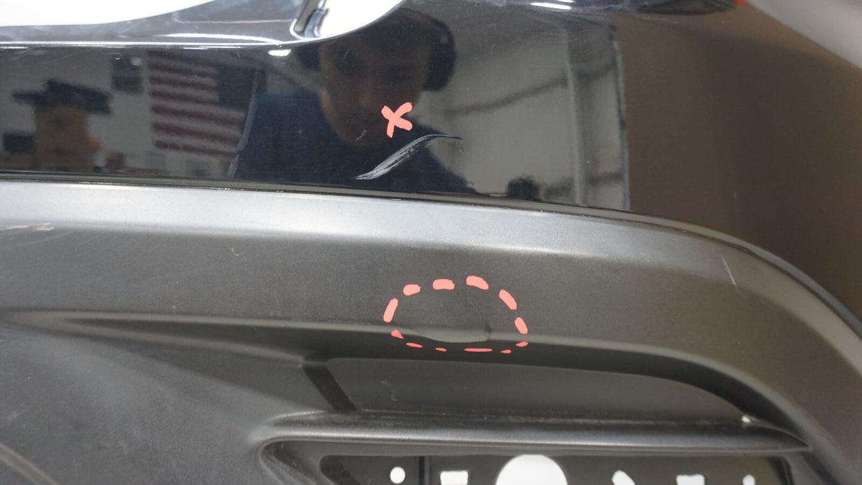 2016-2020 MAZDA CX-9 TOURING REAR BUMPER COVER W/ SENSOR HOLE OEM TK48-50-221