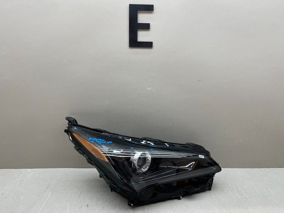 2018-2021 LEXUS NX300 NX300h RH PASSENGER LED HEADLIGHT OEM