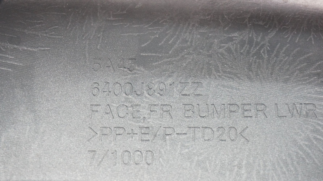2022-2024 MITSUBISHI OUTLANDER FRONT LOWER BUMPER VALANCE COVER OEM 6400J891ZZ