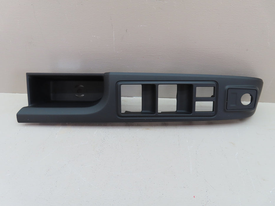 2016-2018 NISSAN TITAN XD 4DR FRONT LEFT WINDOW MIRROR SWITCH BEZEL TRIM SET OEM