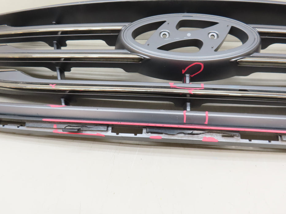 2015-2017 HYUNDAI SONATA FRONT UPPER RADIATOR GRILLE W/ EMBLEM OEM 86351-C2300