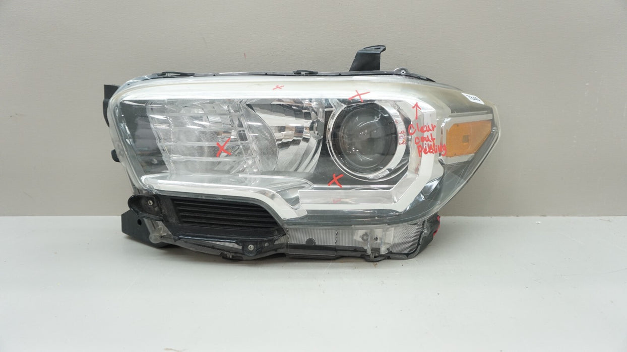 2016-2023 TOYOTA TACOMA FRONT LEFT DRIVERS SIDE HEADLIGHT HALOGEN OEM