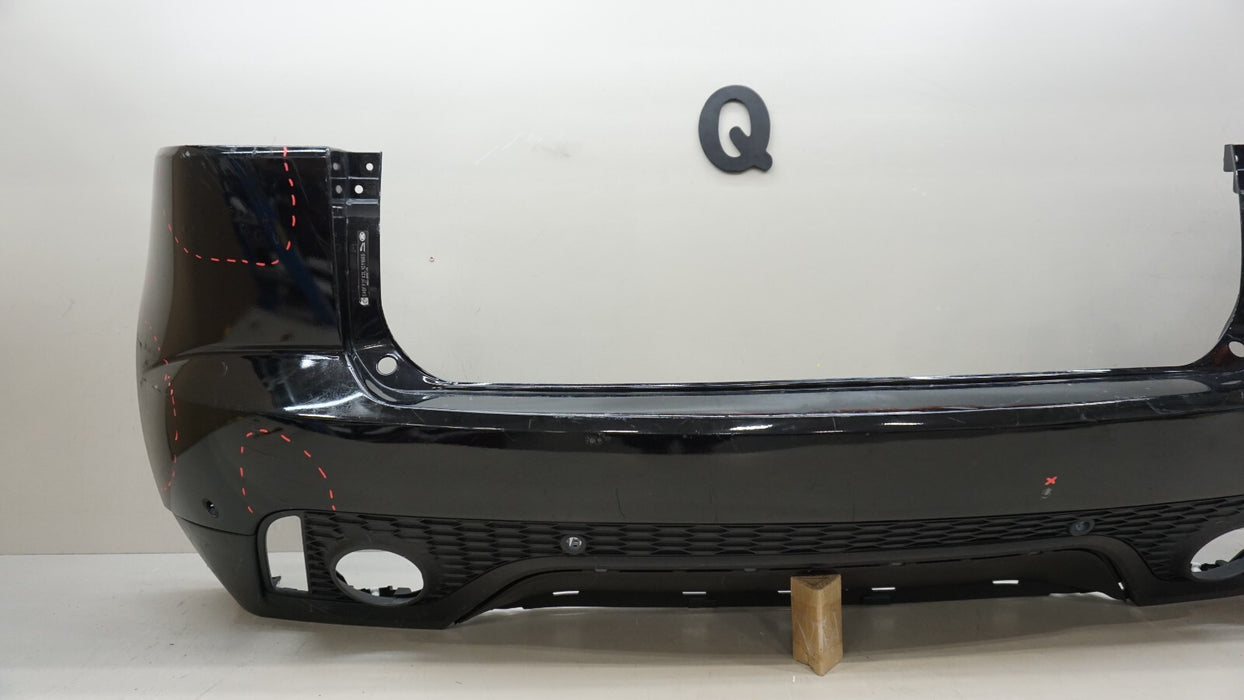 2018-2021 JAGUAR E-PACE REAR BUMPER COVER W/SENSOR HOLES OEM J9C317A958A