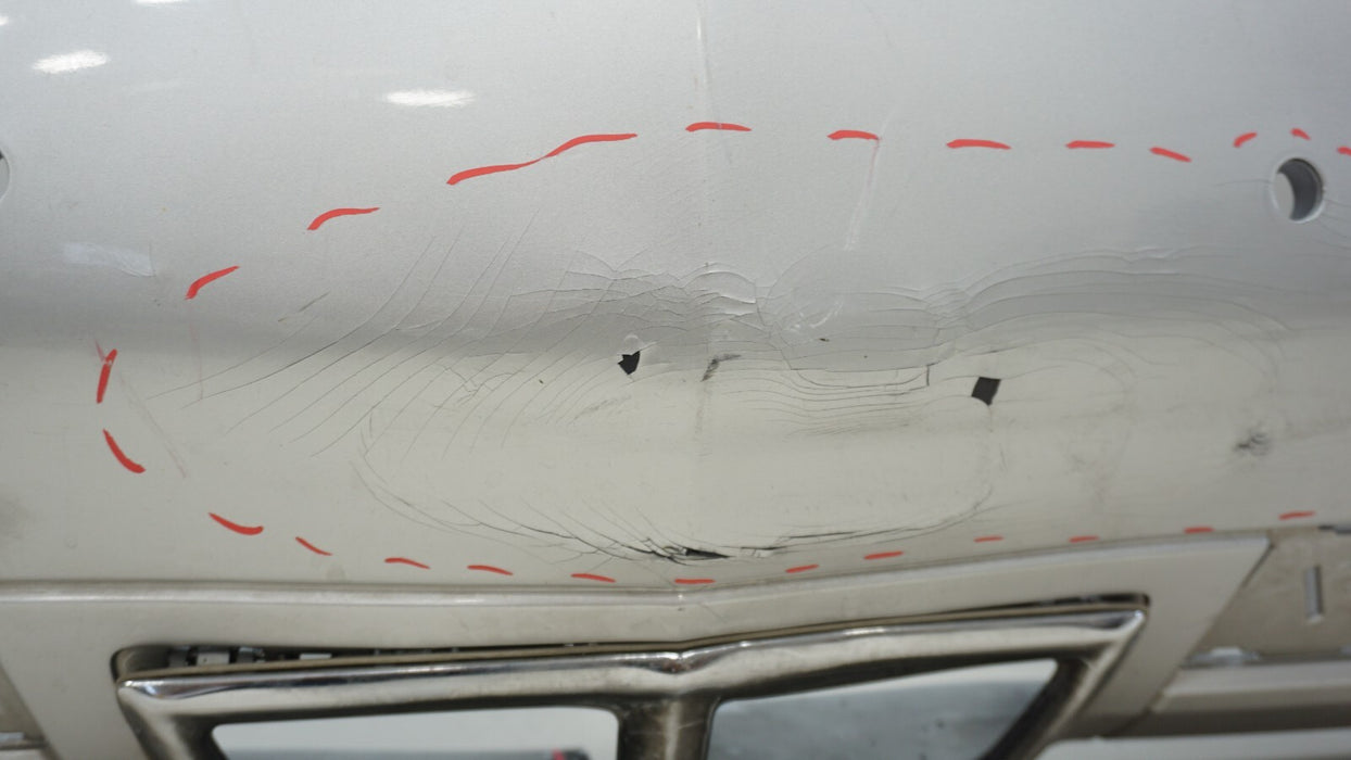2012-2014 CADILLAC CTS REAR BUMPER COVER W/SENSOR HOLES OEM