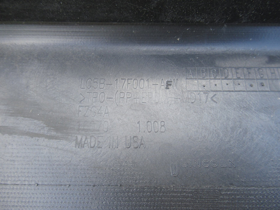 2020 - 2021 LINCOLN AVIATOR REAR BUMPER COVER PANEL LC5B-17F001-AFW 20 21 OEM