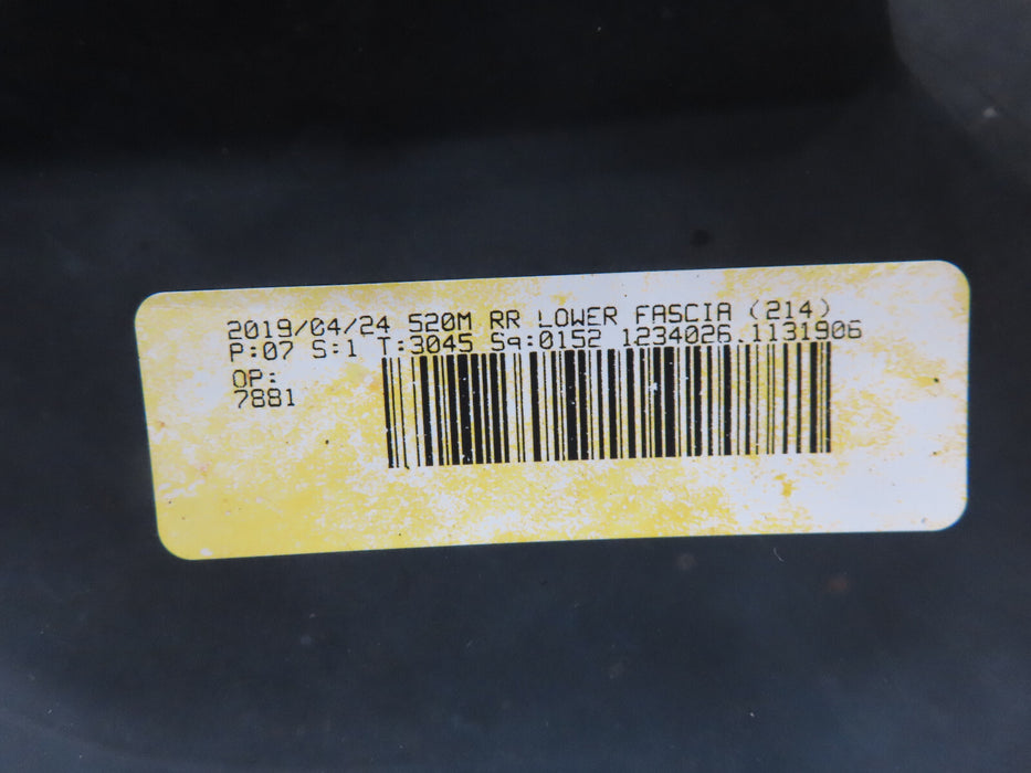 2017-2019 FORD ESCAPE 4DR SUV REAR BUMPER COVER PANEL OEM GJ54-17D781