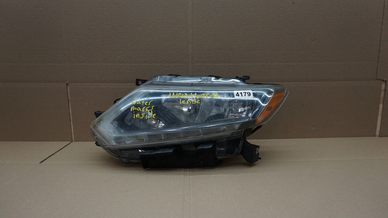 2014-2016 NISSAN ROGUE FRONT LEFT DRIVERS SIDE HEADLIGHT HALOGEN OEM 14 15 16